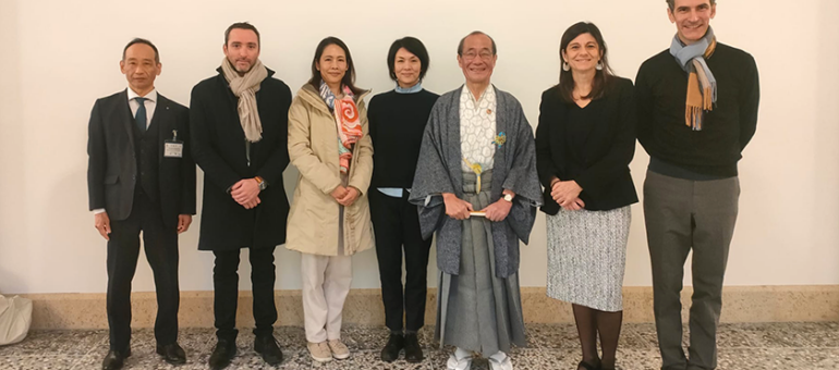 京都国際フランス学園と京都市による有益な対話: 門川氏との会談