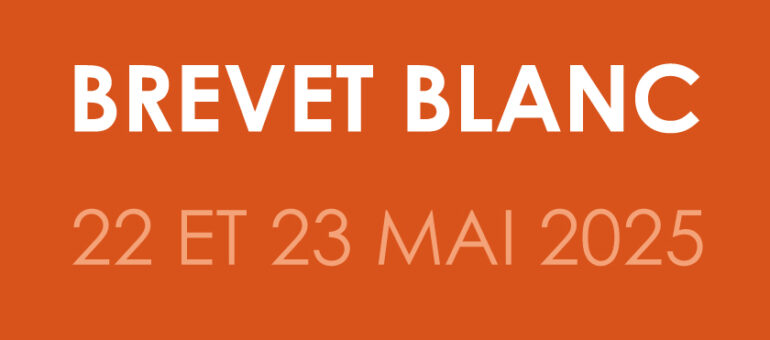 BREVET BLANC 2025