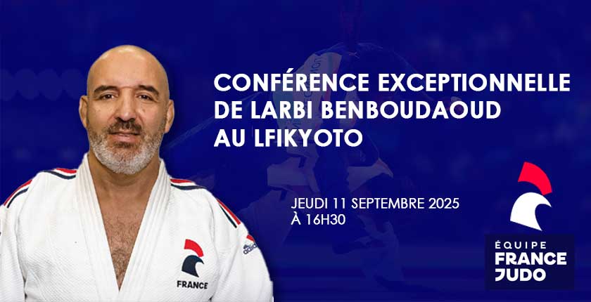 Conférence exceptionnelle de Larbi Benboudaoud, champion de judo