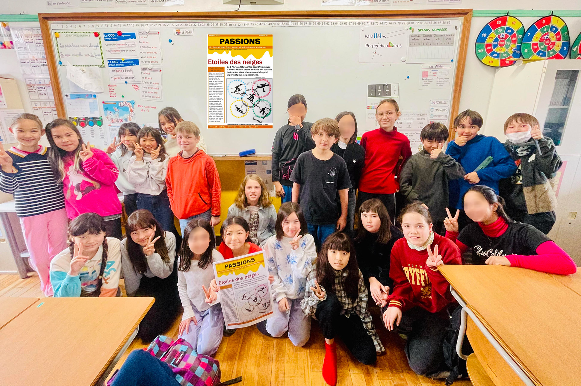 Les CM2 et les JO d’hiver