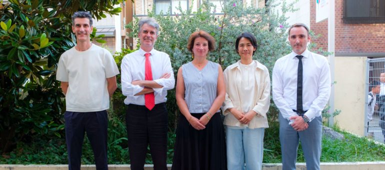 Visite de M. Guillaume CARIO au Lycée Français International de Kyoto